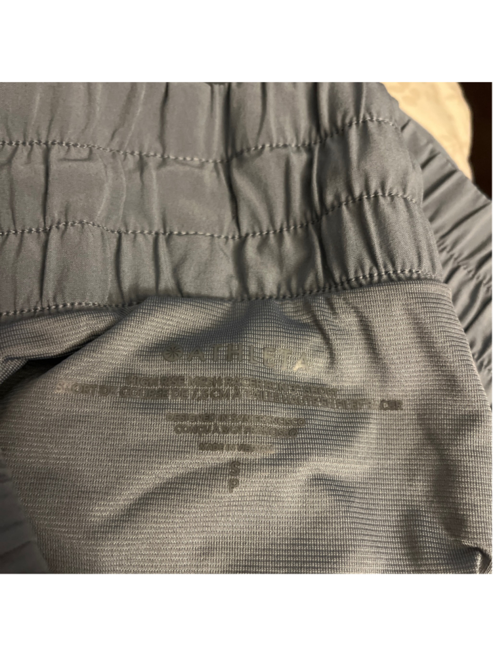 Athleta Mesh Racer High Rise 3 inch Short - Picture 3 of 3